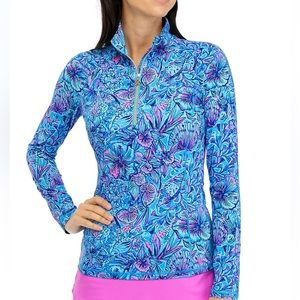Lilly Pulitzer Justine Half Zip Pullover NWT Size Medium